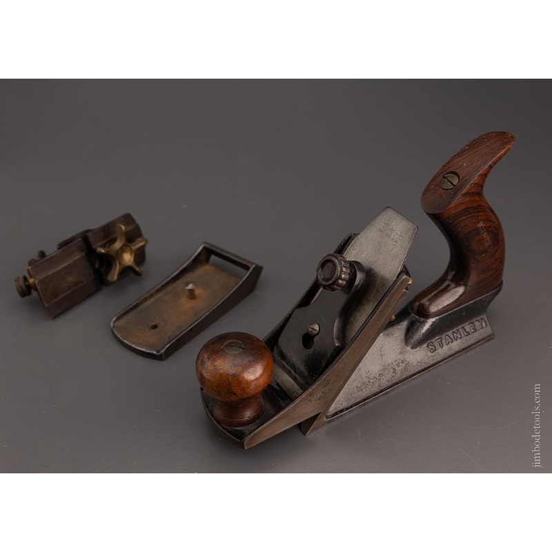 Rare Fine & Complete STANLEY No. 72 1/2 Chamfer Plane with Bullnose & Beading Attachments – 105579 – AS OF DEC 19