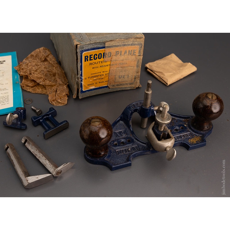 RECORD No. 071 Router Plane 100% Near Mint in Box – 105111