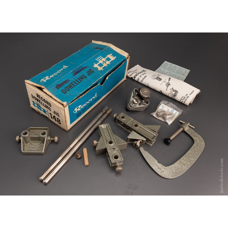 RECORD No. 148 Dowelling Jig 100% Complete in Box – 105484