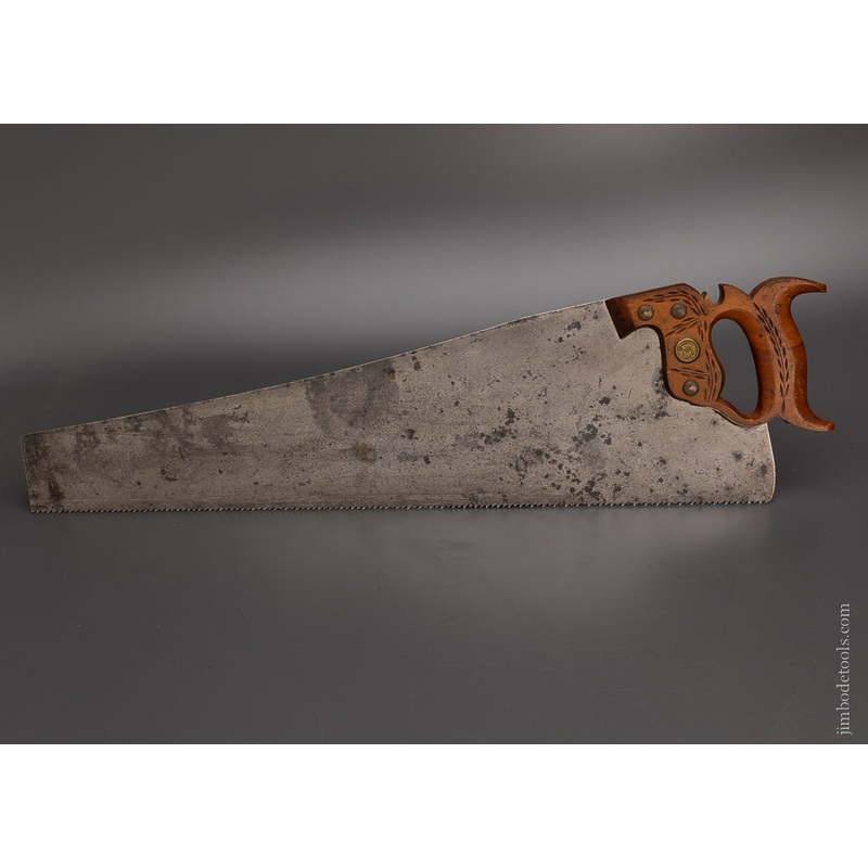 Spectacular HARVEY PEACE Rip Hand Saw with Patented Handle Bracket – 105617