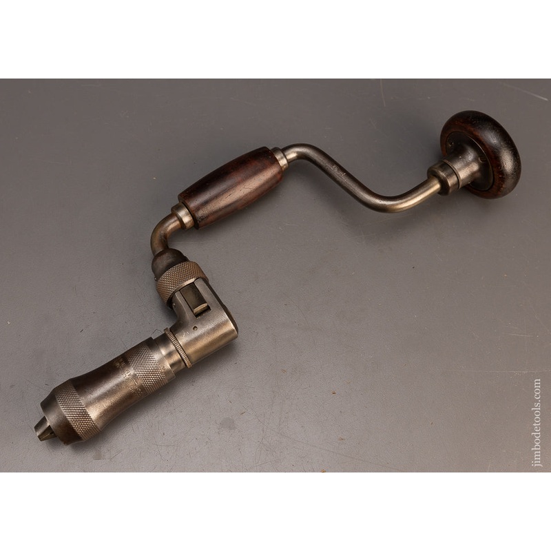 Rare Size 6 Inch MILLERS FALLS No. 34 Bit Brace with Rosewood Handles – 116076