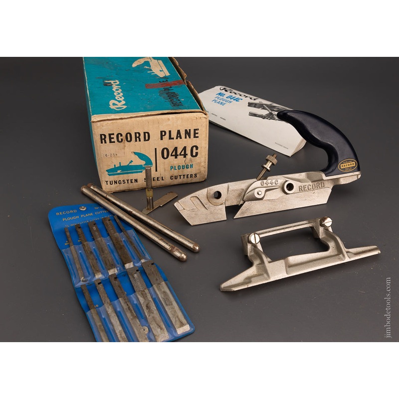 RECORD No. 044C Plow Plane Near Mint in Box 100% Complete – 105716