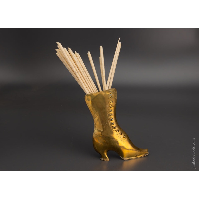 Remarkable Brass Mantle Top Spill Holder – 105085