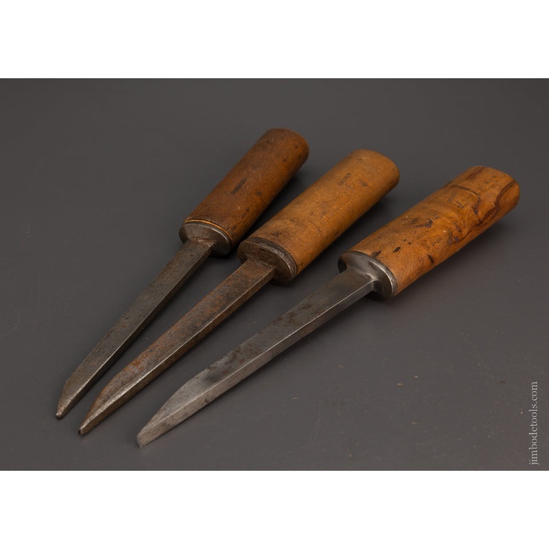 Set of 3 WARD Pig Sticker Mortise Chisels – 105715