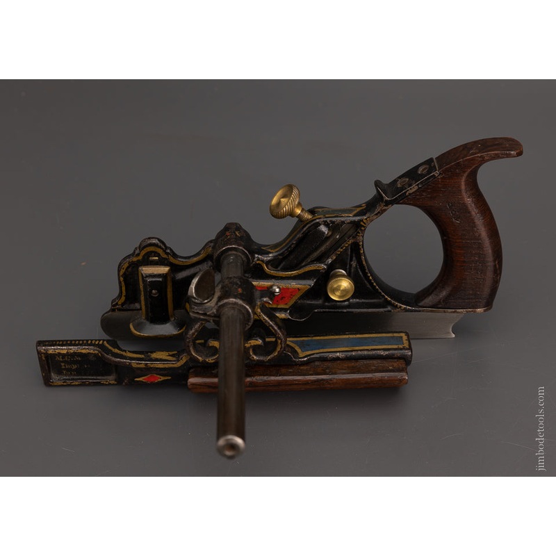 Stunning PHIILLIPS PATENT Plow Plane in Full Paint & Pin Stripes – EXCELSIOR 104914 – AS OF DEC 26