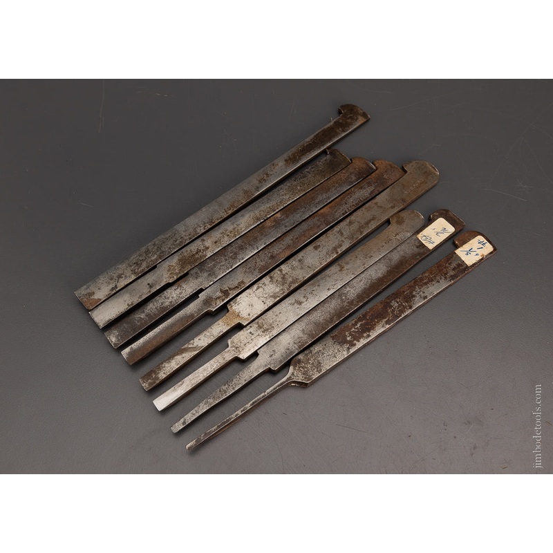 User Set of Plow Plane Irons for Wooden Plow – 105714