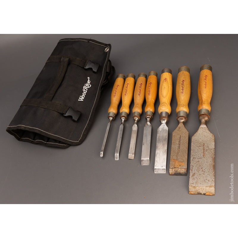 Wonderful Set of 7 ROBT. SORBY REGD. Mortise Chisels – 116058