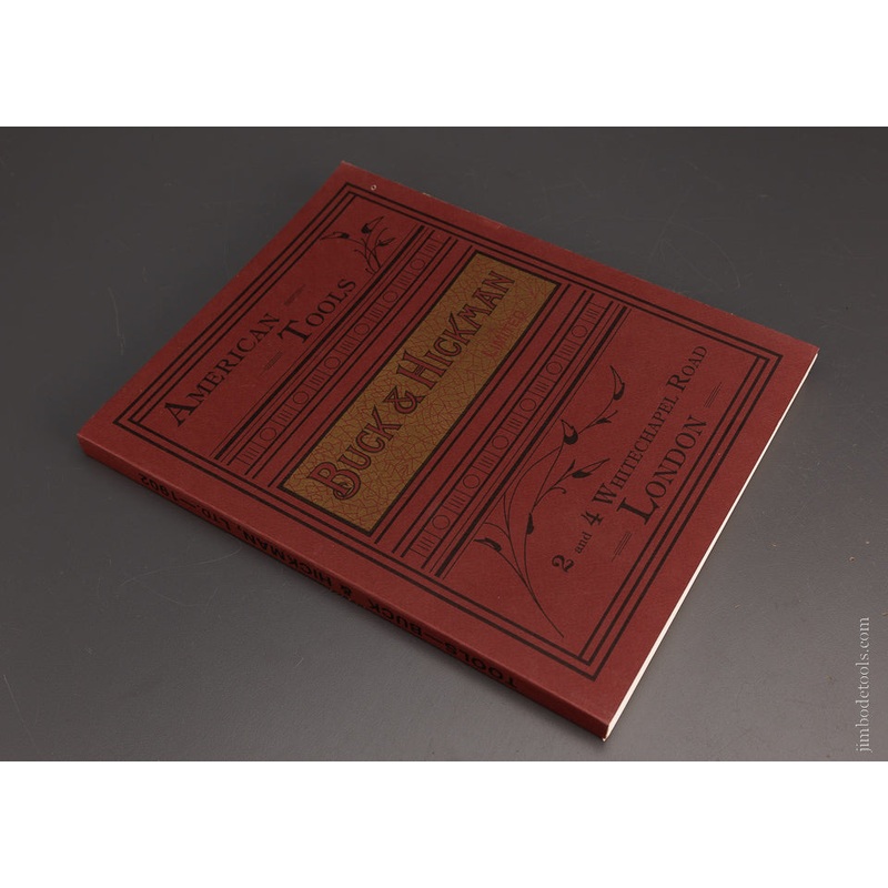 1902 Book REPRINT: American Tools Buck & Hickman – 103494