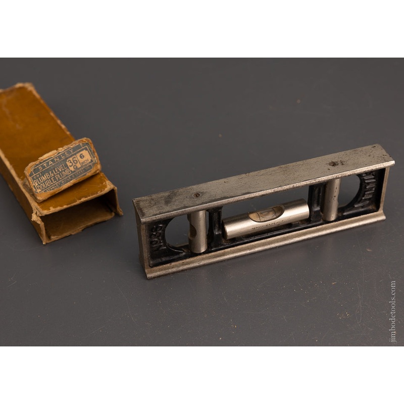 STANLEY No. 36G – 6 Inch Double Plumb Level in Box – 105908