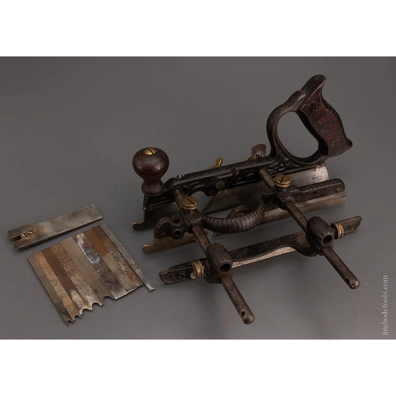 STANLEY No. 45 Combination Plane with 10 Cutters & 2 Stops – 105833