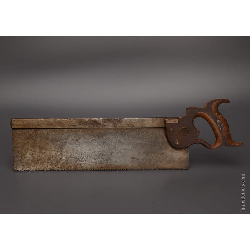 Rare DISSTON No. 77 For Mechanics Not Botchers Back Saw – 106090 – AS OF JAN 24