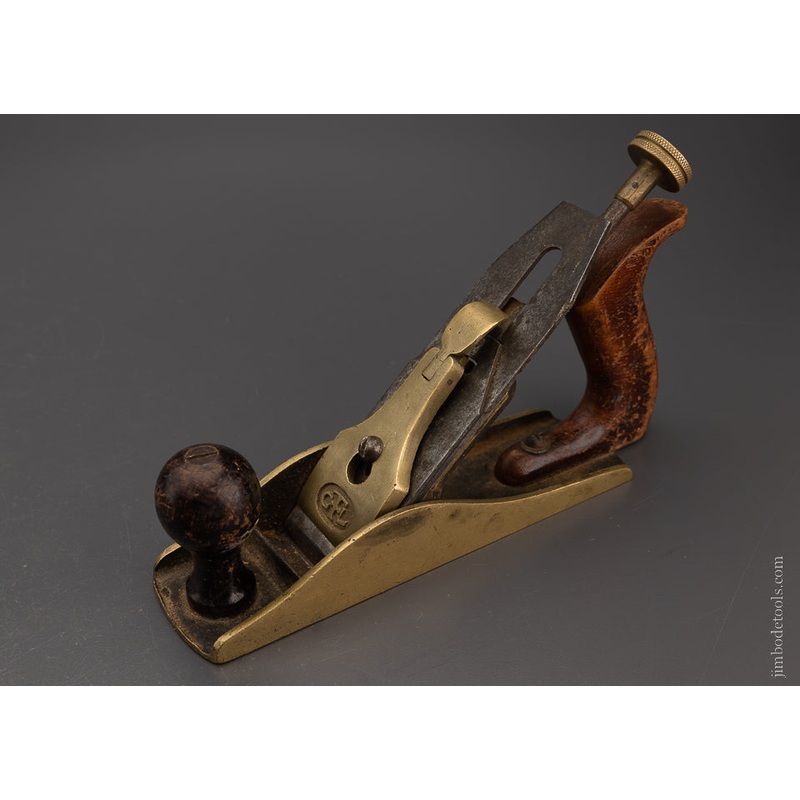 Rare Solid Brass Smooth Plane by GTL – 106394