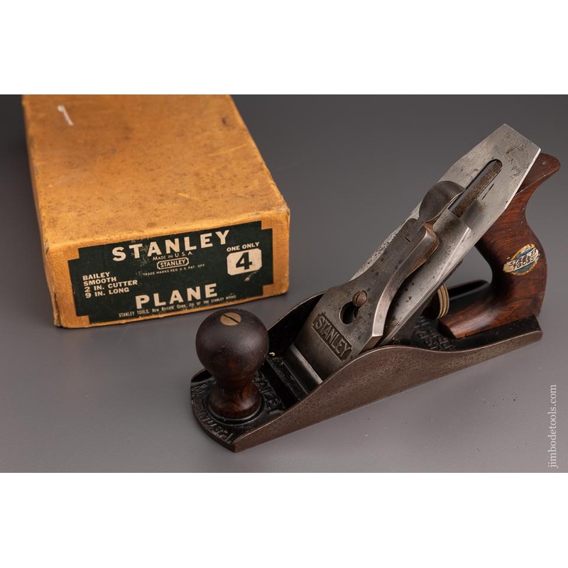 STANLEY No. 4 Smooth Plane SWEETHEART with Original Box — 96581