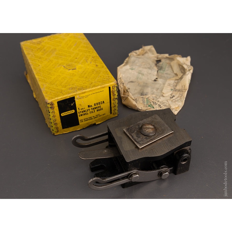 STANLEY – YANKEE No. 6992A Swivel-Tilt Base Mint in Box – 106248