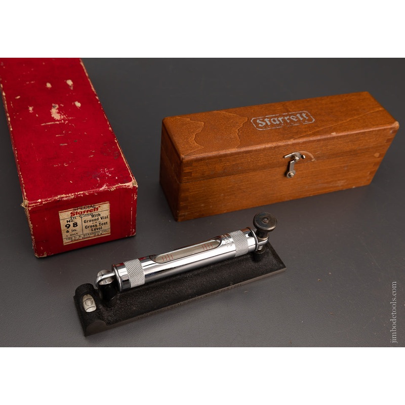 STARRETT No. 98 Level Mint in Box 6 Inch – 106247