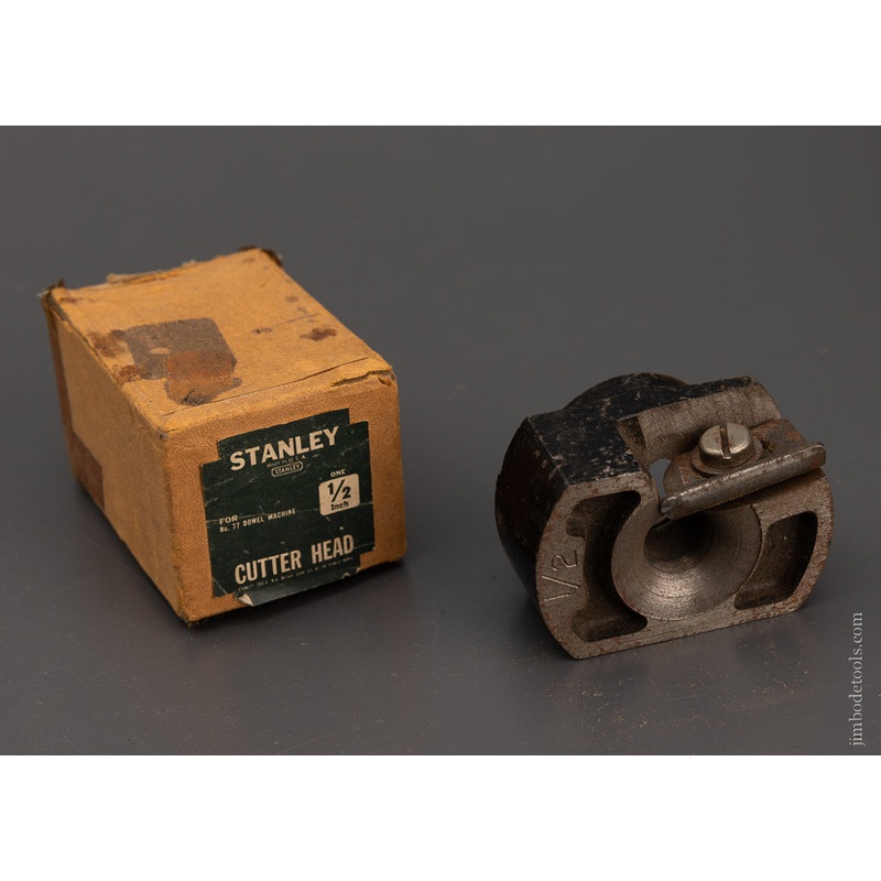 1/2 Inch STANLEY Cutter Head for Dowelling Machine Mint in Box – 105568