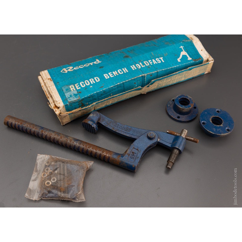 RECORD No. 145 Bench Holdfast Complete in Original Box – 106211