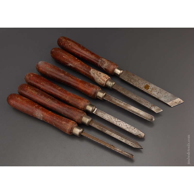 Set of 6 Good CRAFTSMAN Lathe Turning Chisels – 106013