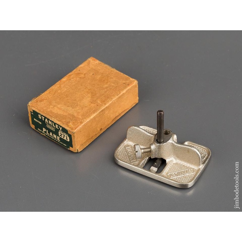 STANLEY No. 271 Miniature Router Plane MINT in Original Box — 82877