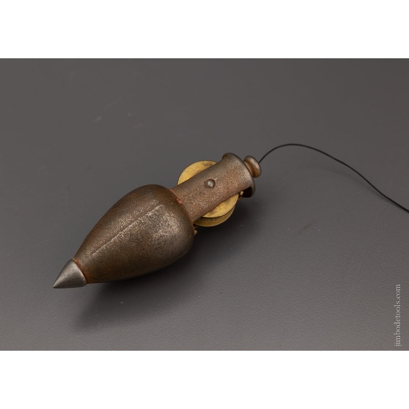 STANLEY No. 5 Cast Iron Plumb Bob Patented 1874 – 105137