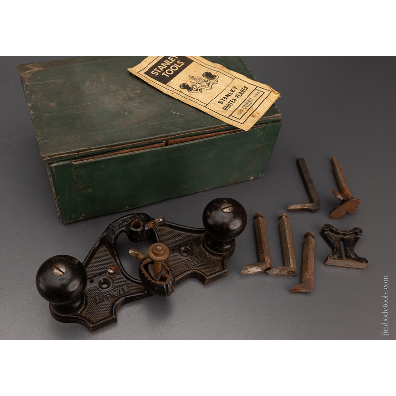 STANLEY No. 71 Rabbet Plane 100% Complete in Custom Box – 105147