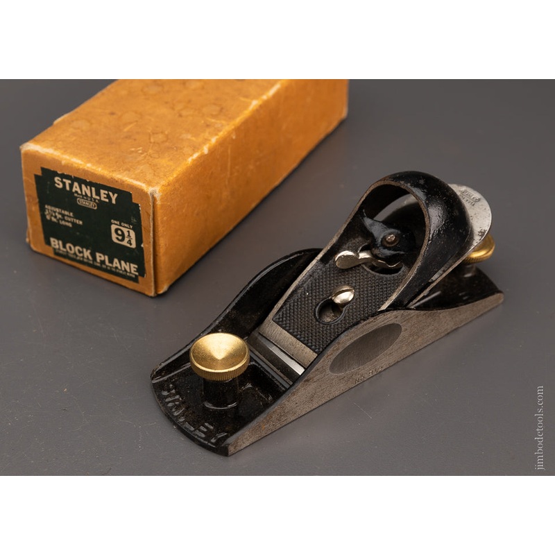 STANLEY No. 9 1/4 Block Plane Near Mint in Box – 106272