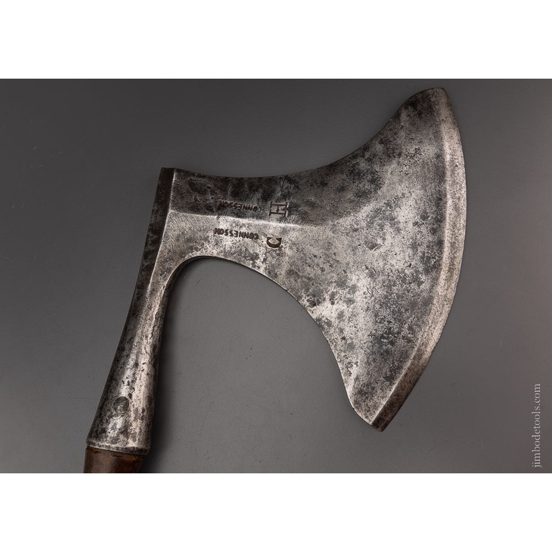 Stunning 17th Century Offset Single Bevel Hewing Axe – EXCELSIOR 106175 – AS OF FEB 8