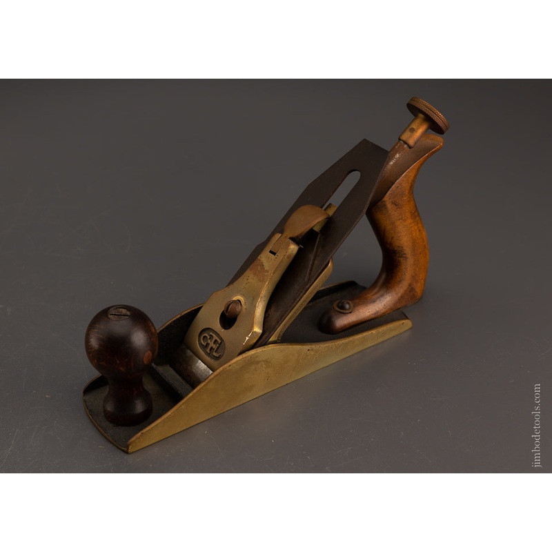 Rare Solid Brass Smooth Plane by GTL – 106538
