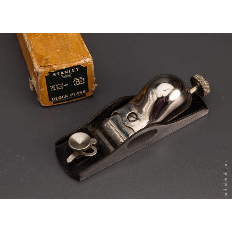 STANLEY No. 65 Low Angle Block Plane Mint in Box – 106679