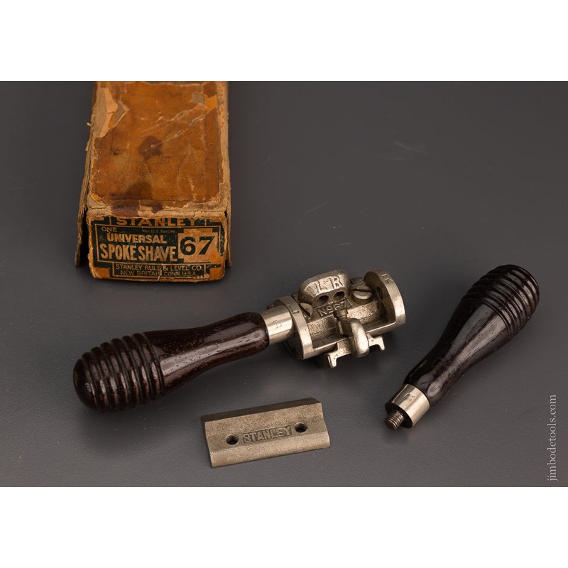 STANLEY No. 67 Spokeshave Mint & Complete in Original Box – 106307