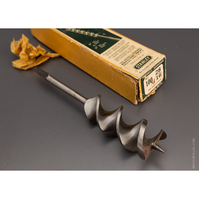 RUSSELL JENNINGS No. 100 Auger Bit 28/16 Mint in Box – 106814