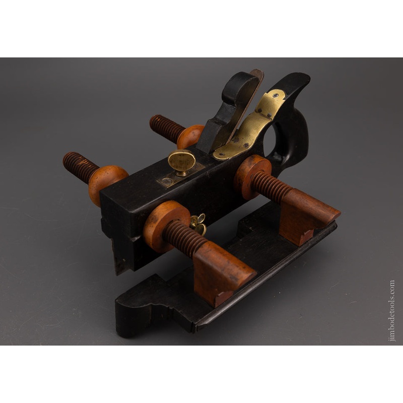 Stunning Solid Ebony Plow Plane by AUBURN TOOL CO. – 106715