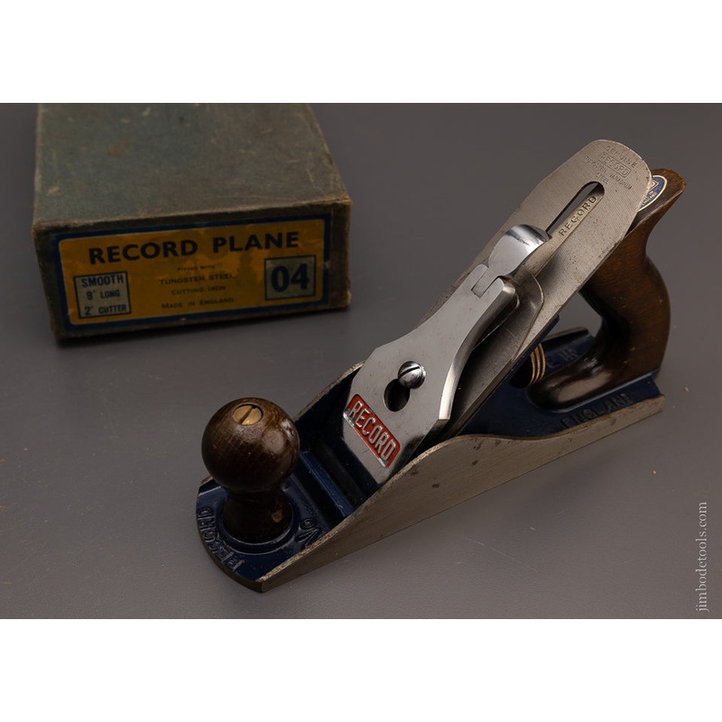 RECORD No. 04 Smooth Plane Near Mint in Box – 106873