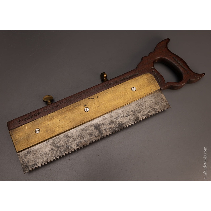 Remarkable Kerfing Saw in Mahogany with Adjustable Depth Stop – 106784