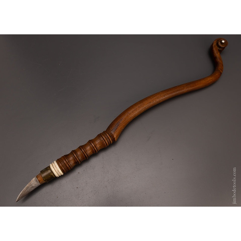 Spectacular Ornately Carved Shoulder Knife for Marquetry & Intarsia – EXCELSIOR 106906