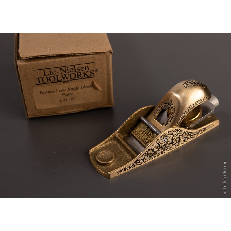 Stunning Engraved LIE NIELSEN No. 102 Block Plane by MIKHAIL DAVYDOV – 106869