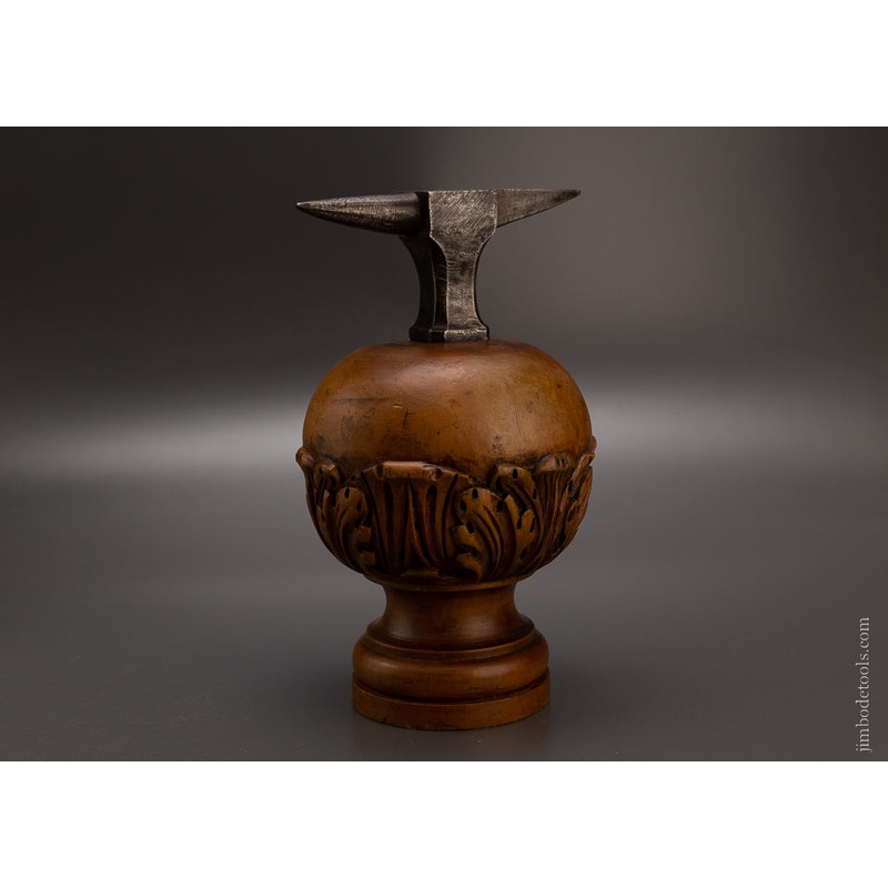 Stunning Jumbo Jewelers Anvil on Carved Base – 106920