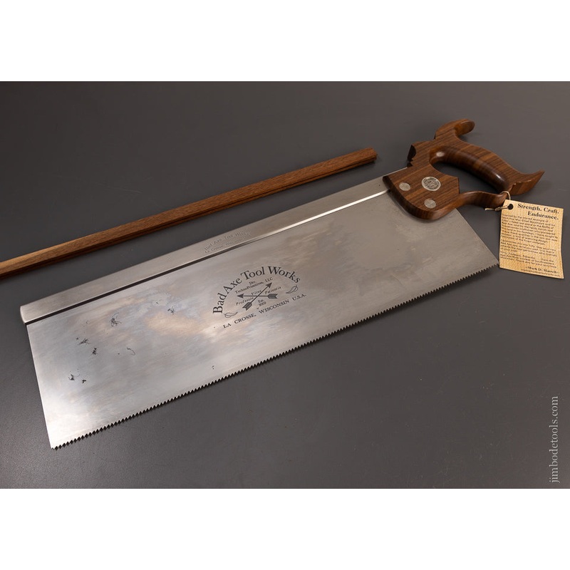 Unused BAD AXE TOOL WORKS 18 Inch Beastmaster Tenon Saw – 107002
