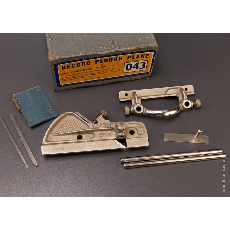 100% Complete RECORD No. 043 Plough Plane Mint in Box – 107248
