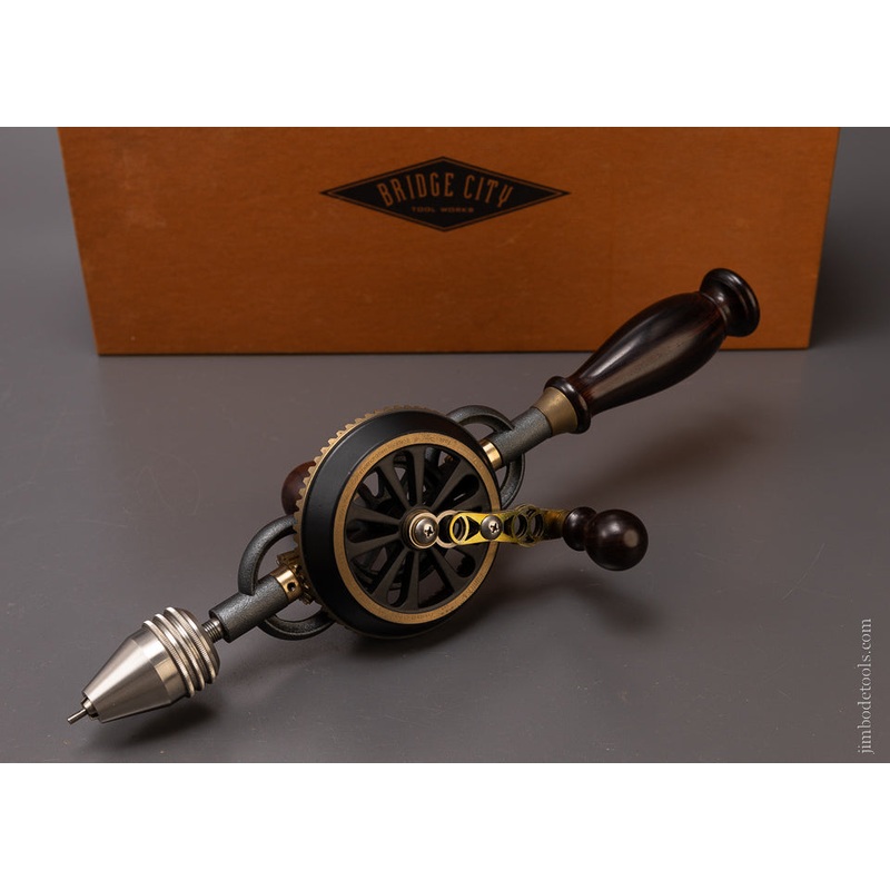 1998 BRIDGE CITY TOOL WORKS CT-6 Hand Drill MINT in Original Box – 107161