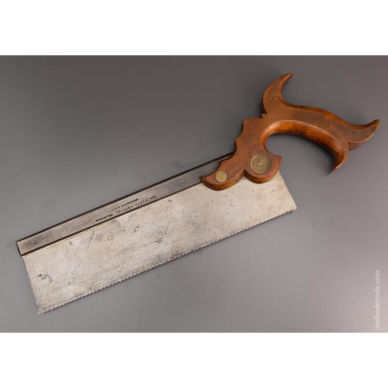 Rare and Fine DILWORTH BRANSON & CO. Ten Inch Triple Cove Back Saw – EXCELSIOR 52677 AS OF APR 11