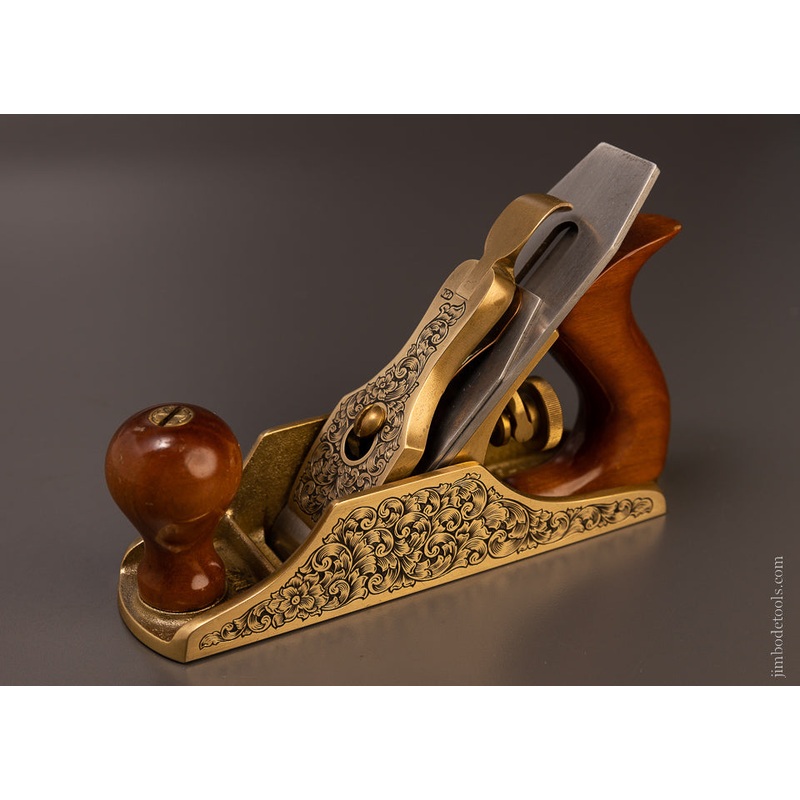 Spectacular Bronze Engraved LIE NIELSEN No. 2 Smooth Plane – 106870 – AS OF APR 8