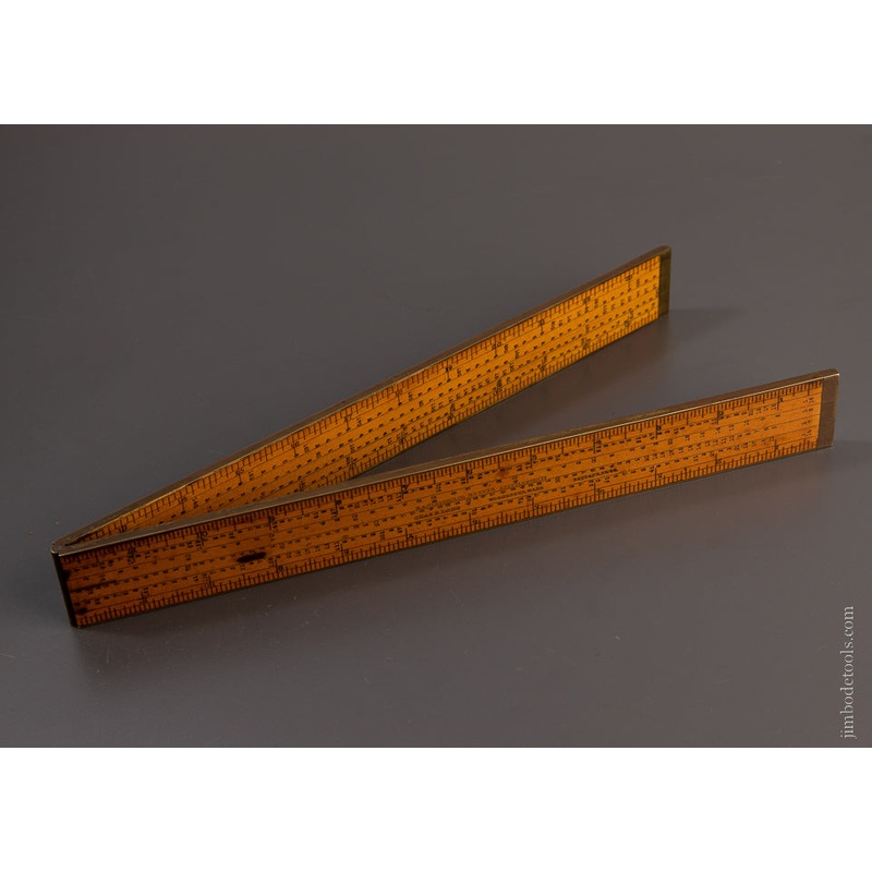 Spectacular CHAS. B. LONG PATENT Gear Cutting Rule by E.A. STEARNS – EXCELSIOR 107038