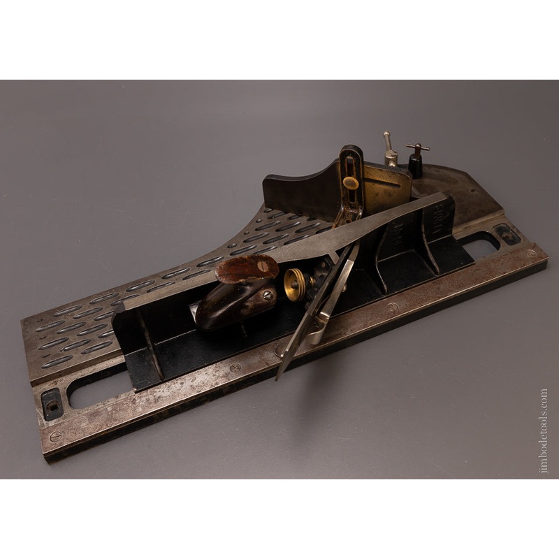 100% Complete & Perfect STANLEY No. 51/52 Shoot Board Chute Board & Plane — 107059