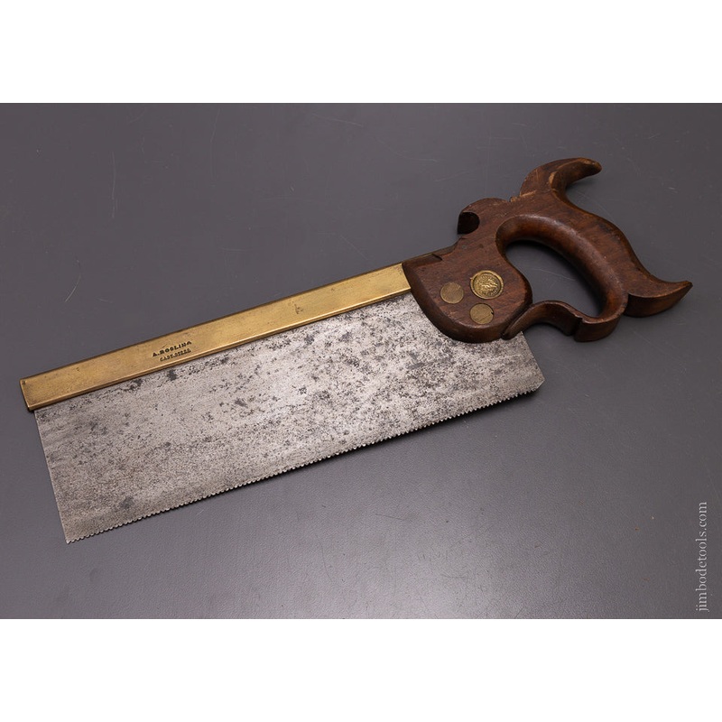 Rare A. ROBLINA Brass Back Saw – 107195