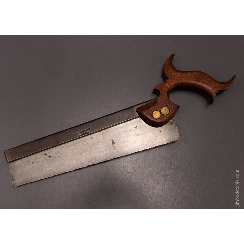 Rare R. HUTCHINSON 10 Inch Back Saw – 107191