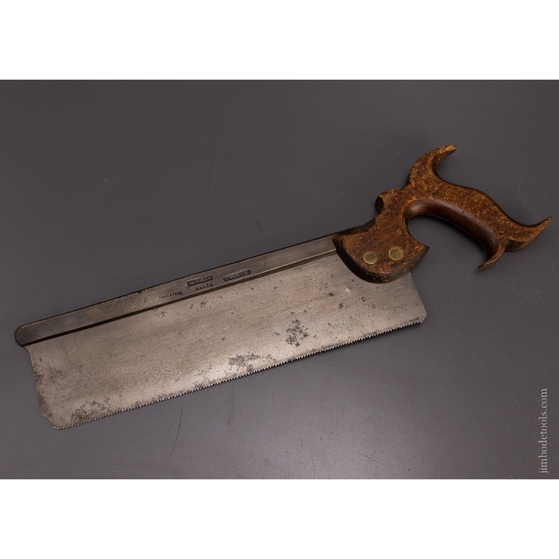 Rare W. TOLAND BALTO. Open Tote Back Saw – 107222