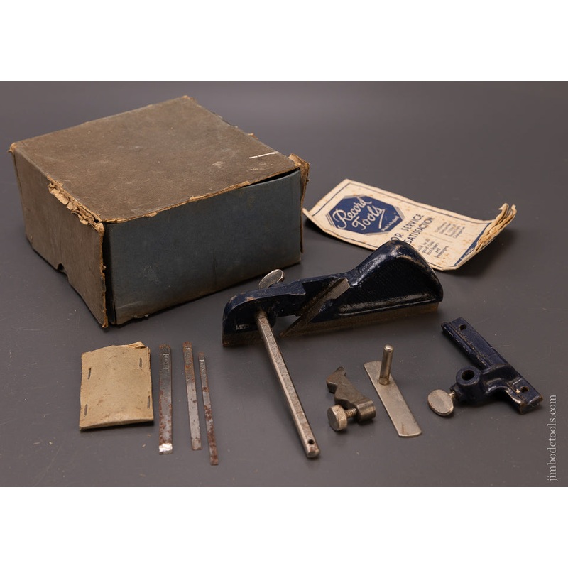 RECORD No. 040 Plow Plane 100% Complete in Box – 107269