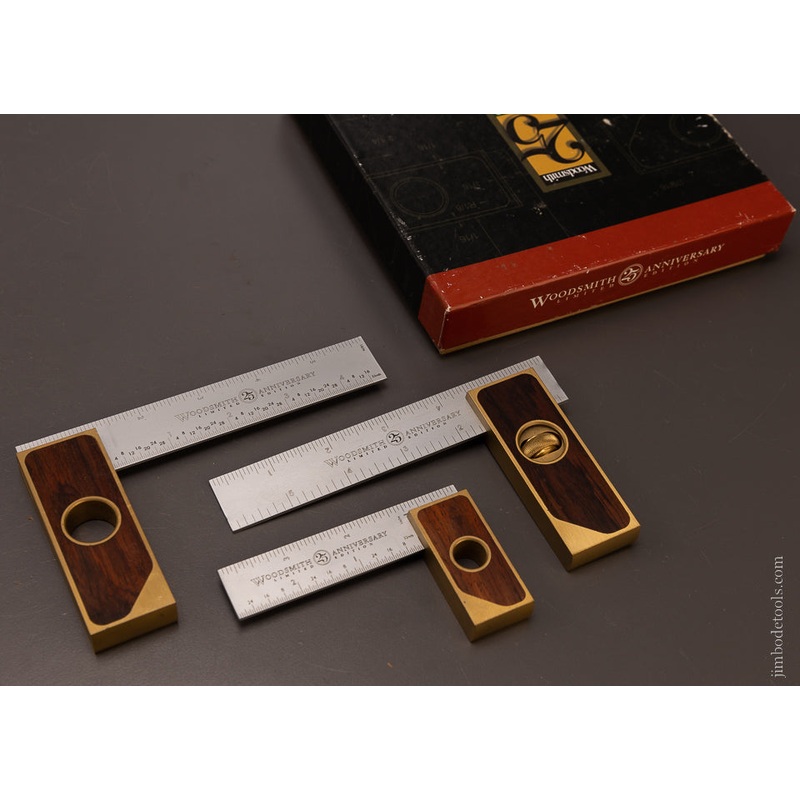 Set of 3 Squares Mint in Box Made by BRIDGE CITY TOOL WORKS – 107176