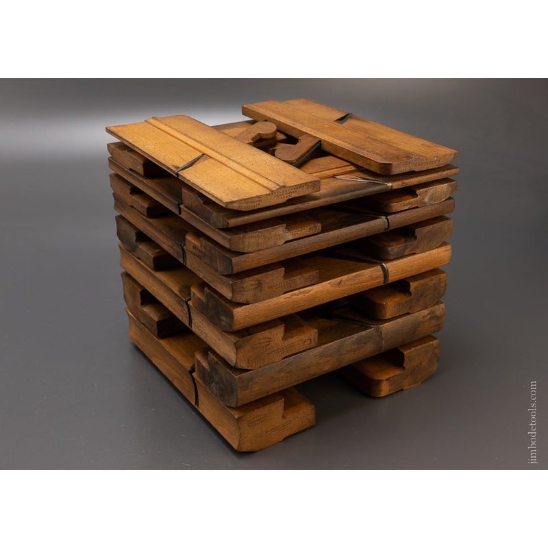Skewed Complete Graduated Set of Hollow & Round Planes by VARVILL 1829-40 – 107207 – AS OF MAY 2